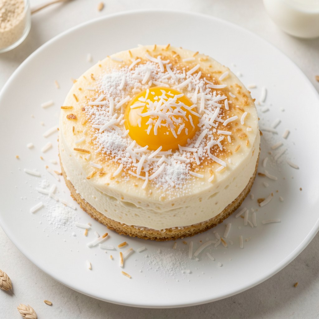 Sernik z masą kokosową