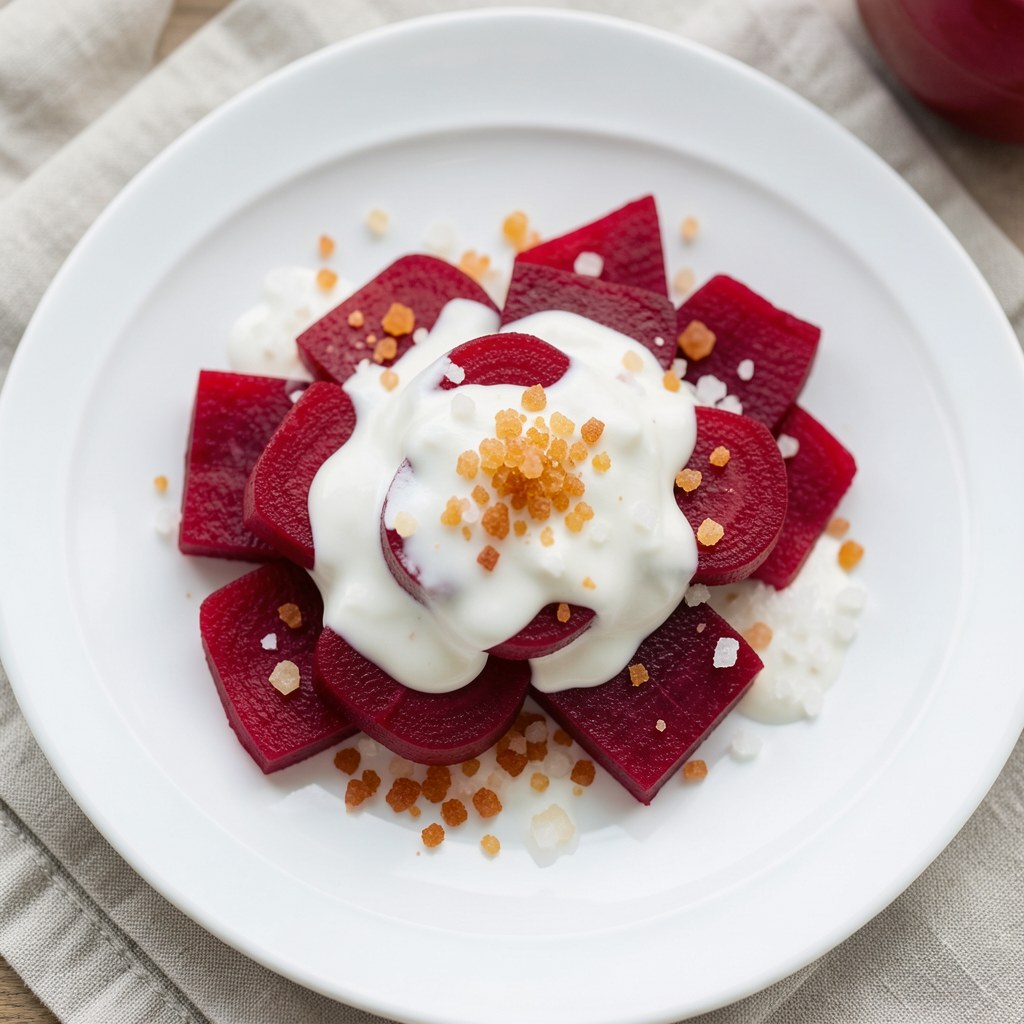 Buraki ze śmietana i chrzanem