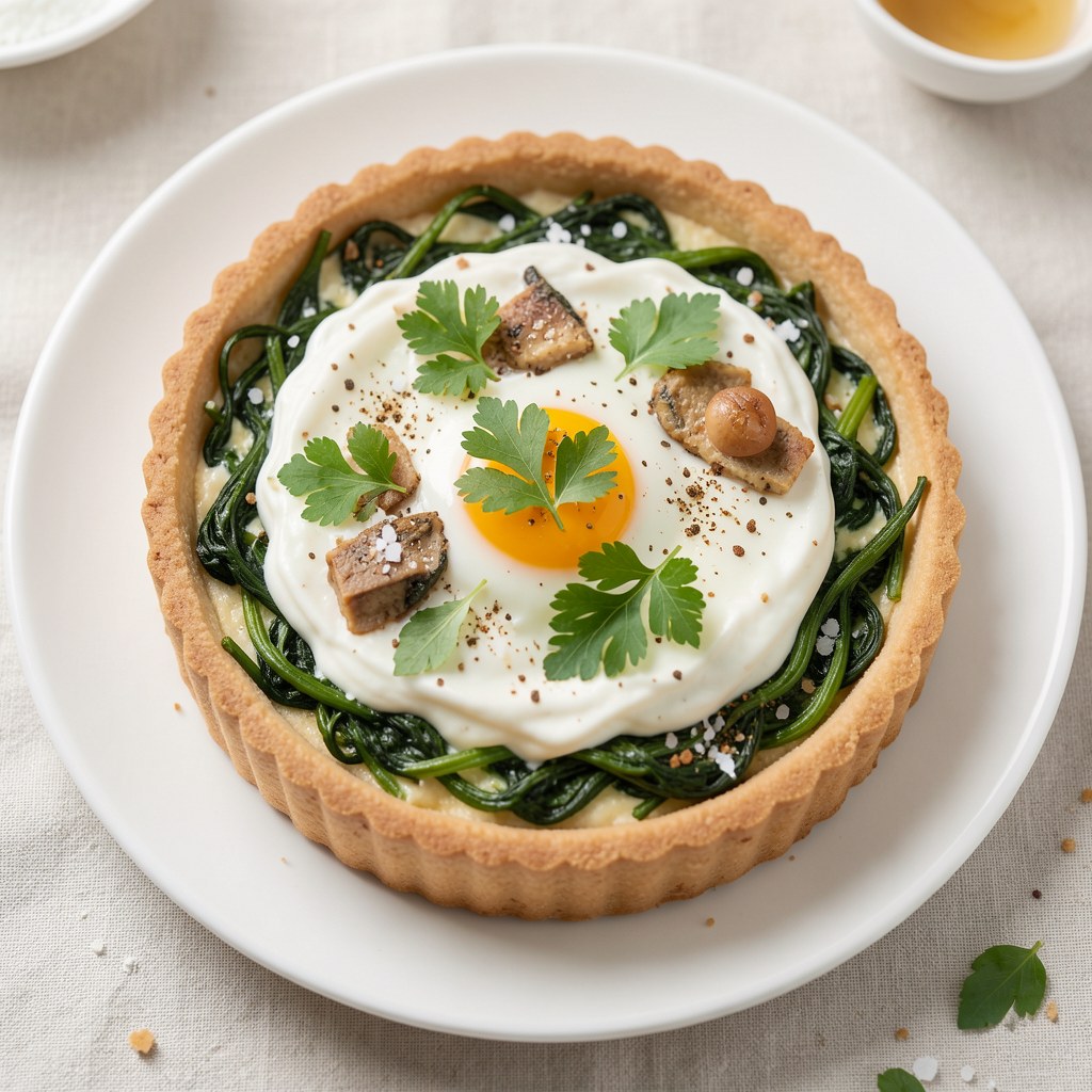 Tarta ze szpinakiem