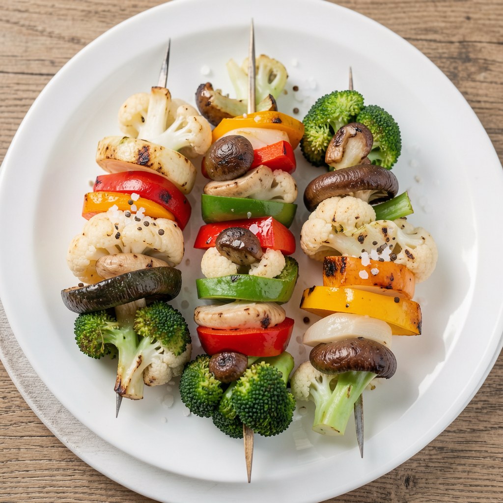warzywne szaszłyki z grilla