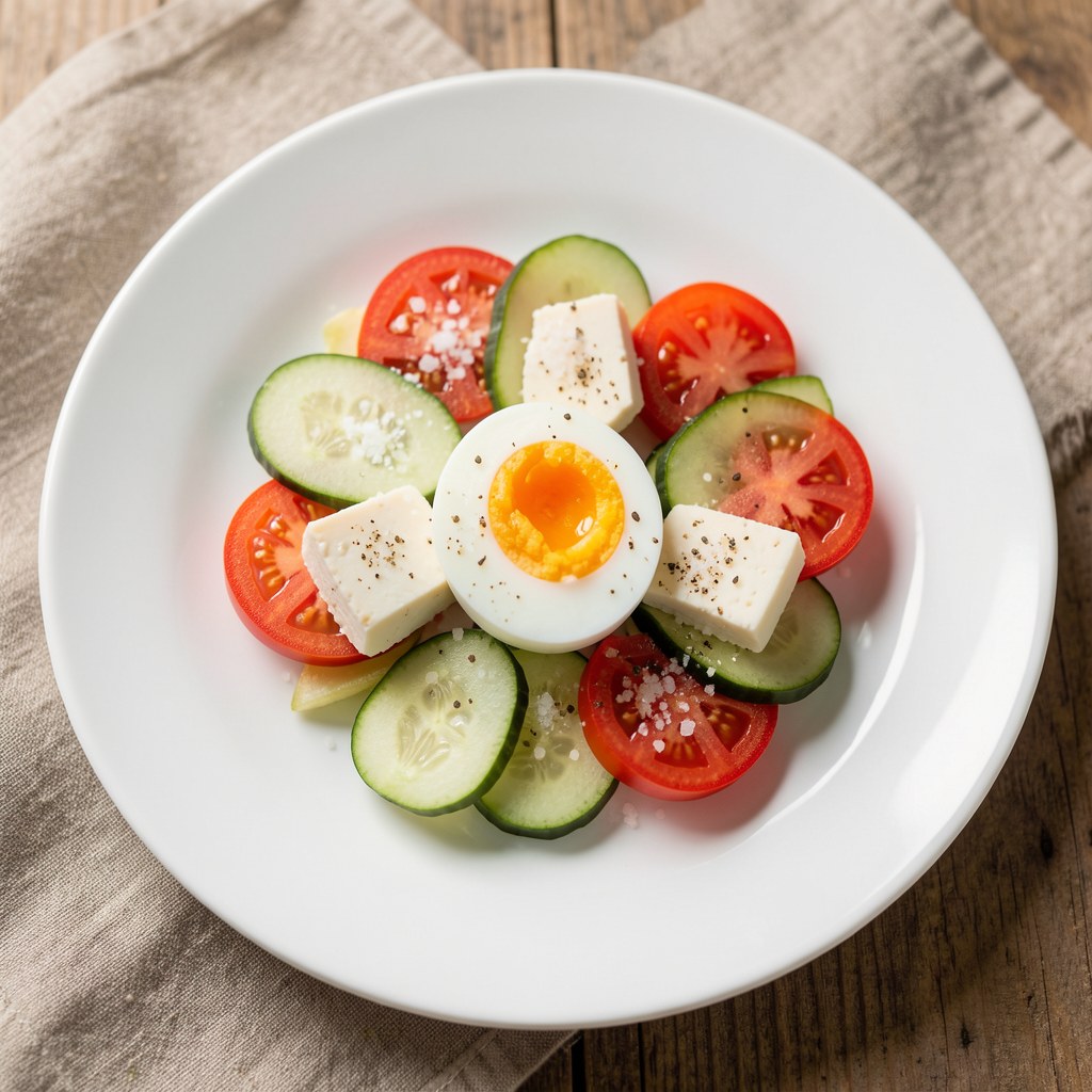 Mizeria z serkiem wiejskim