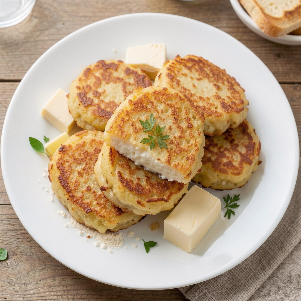 Kotlety ziemniaczane z twarogiem