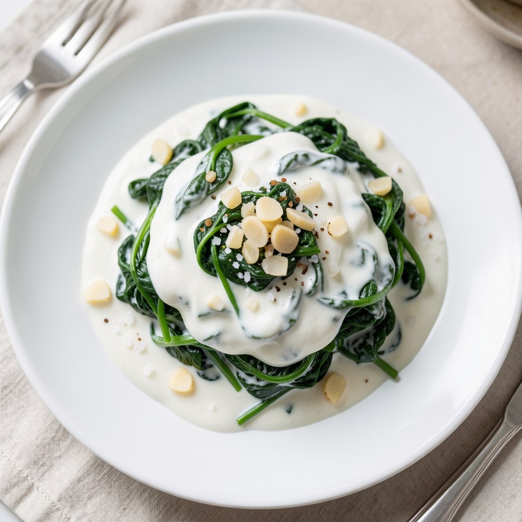Szpinak ze śmietanką