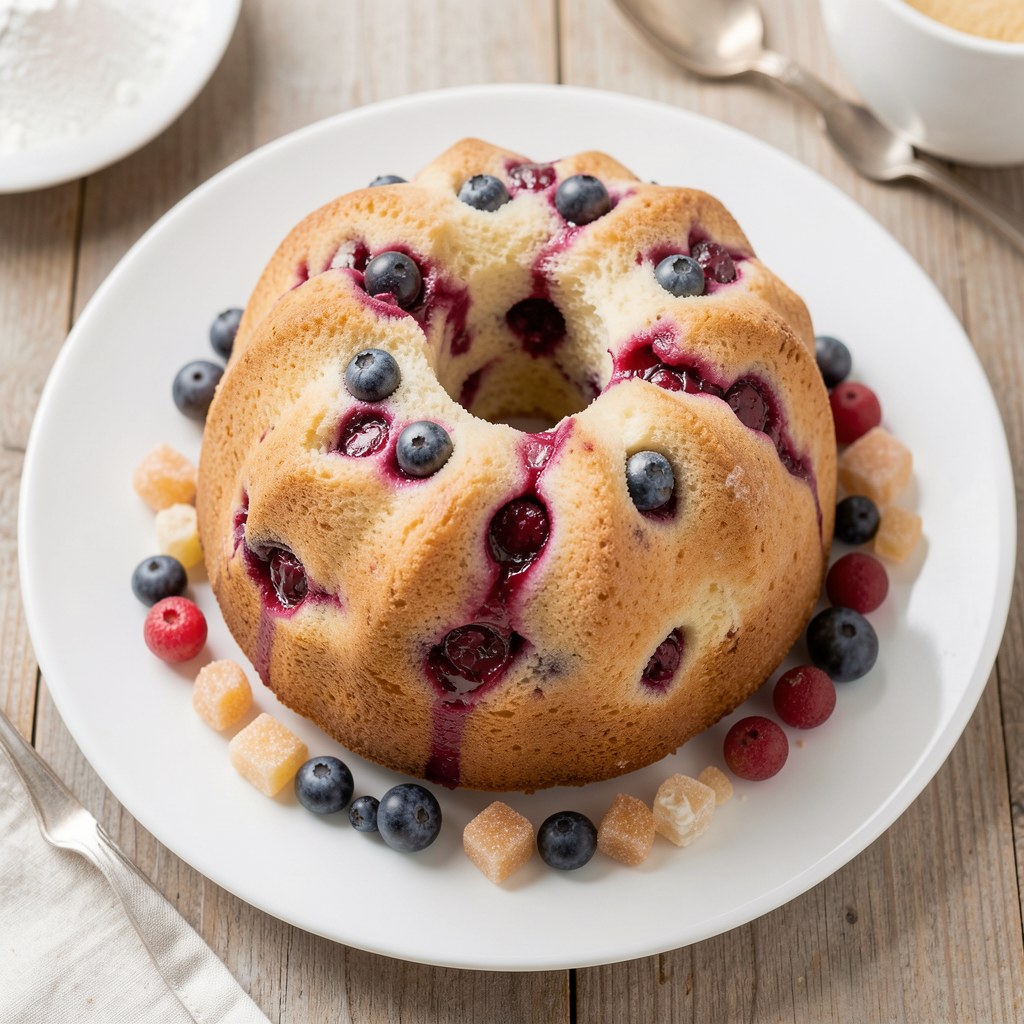 Babka z jagodami Eli
