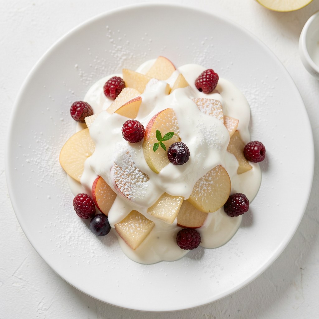 Surówka z jabłek i jeżyn