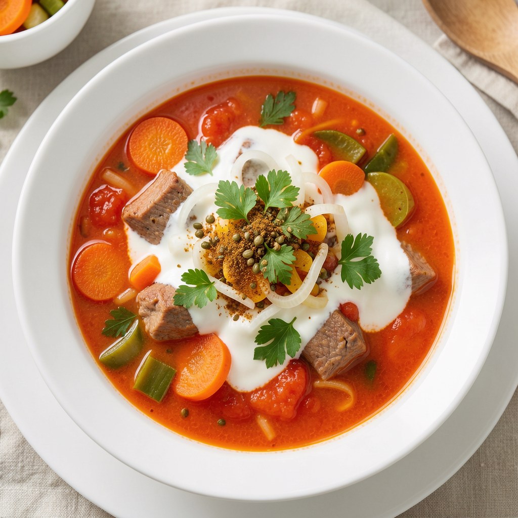 Zupa pomidorowa z koperkiem