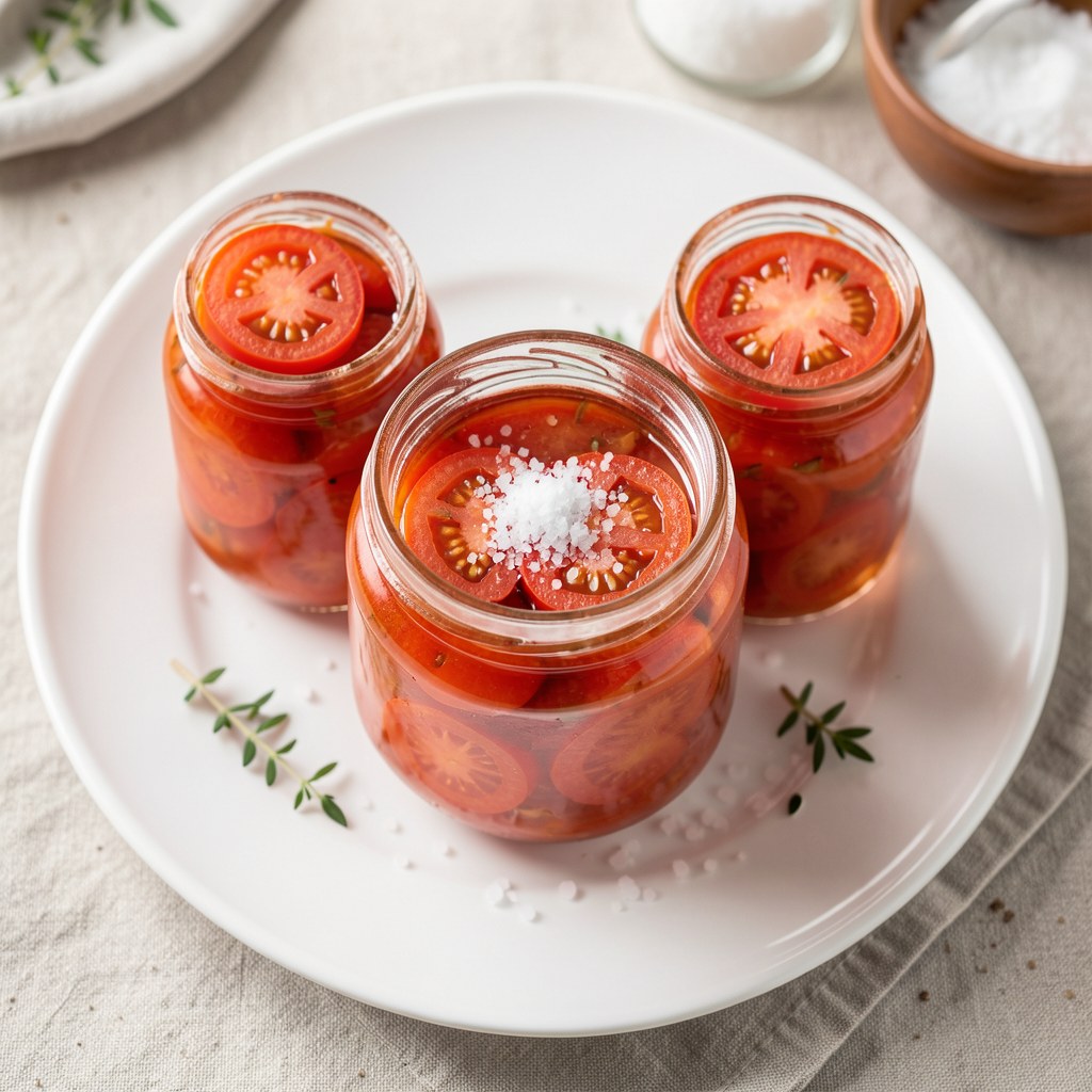 Pomidory w słoikach