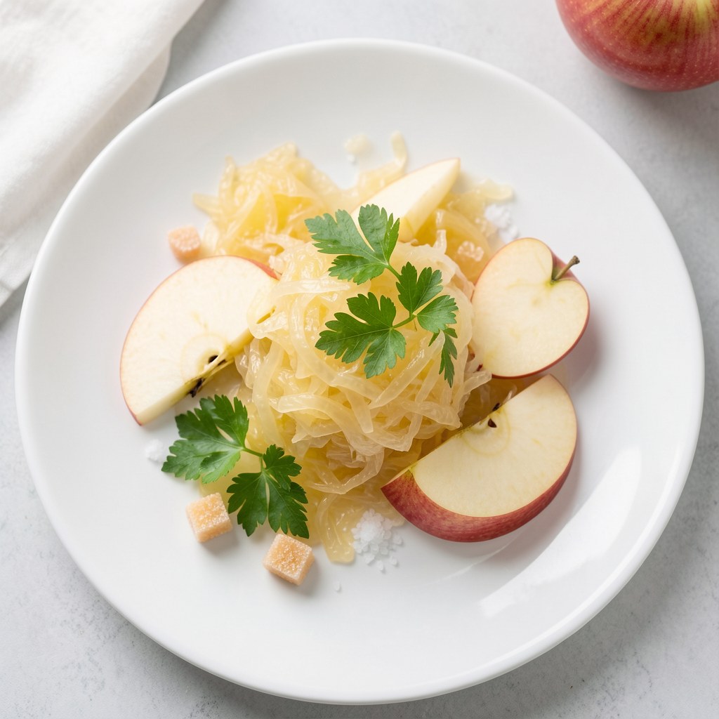 Napój z jabłek i soku z kiszonej kapusty