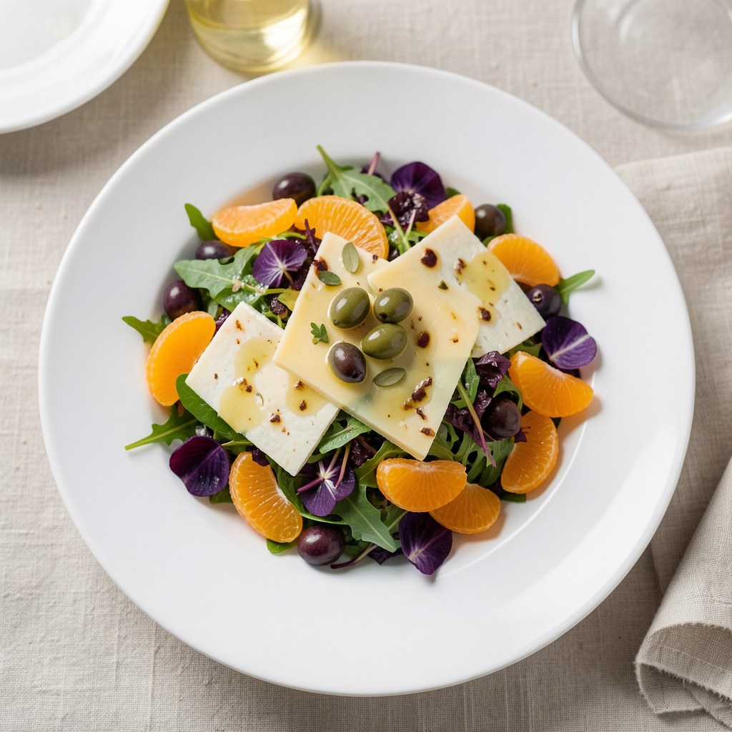 Owocowa sałatka z serem