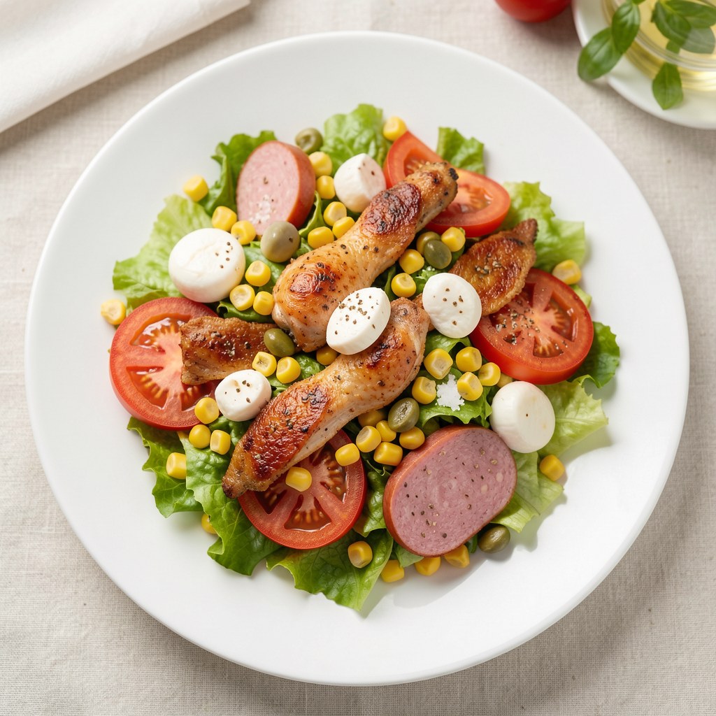 sałatka z wędzonek