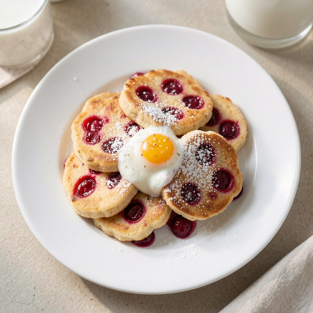 Racuchy z borówką amerykańską