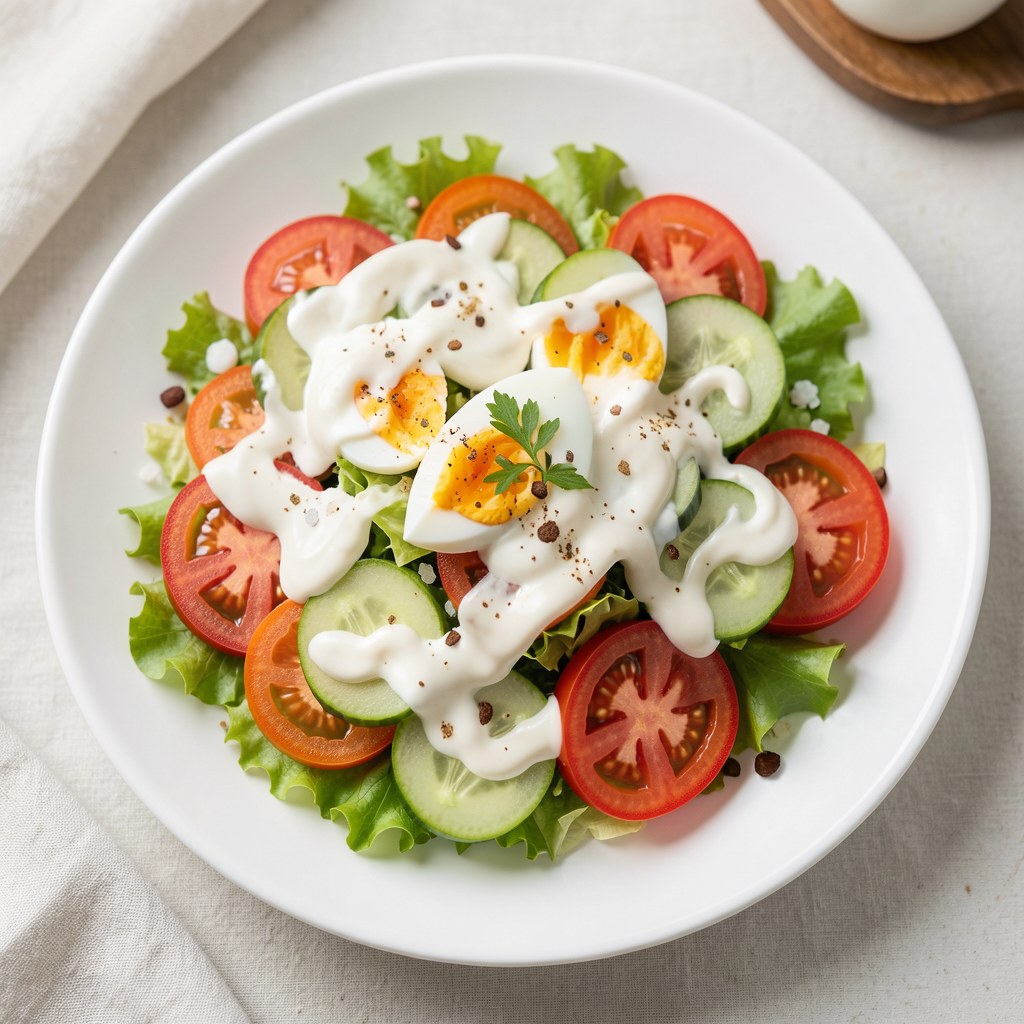 Sałatka na lato z pomidorami