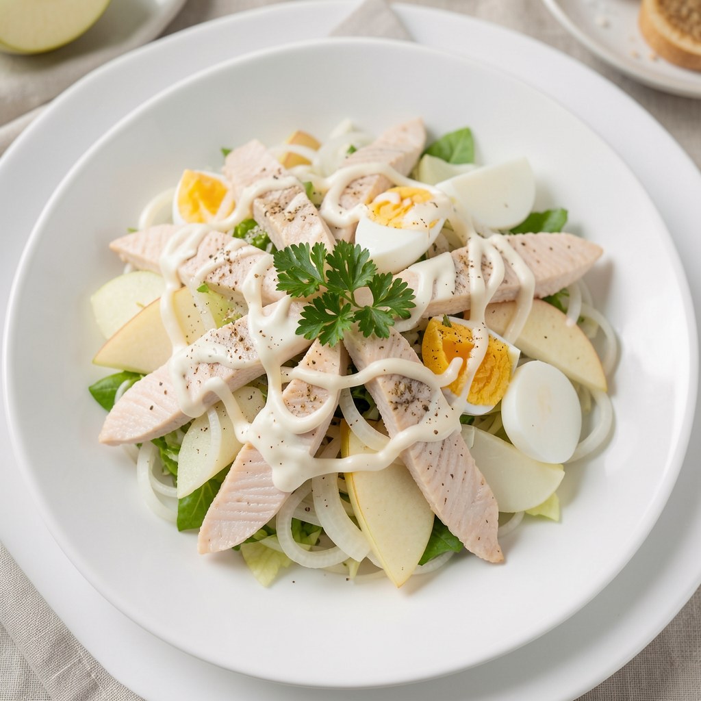Sałatka śledziowa z cebulą