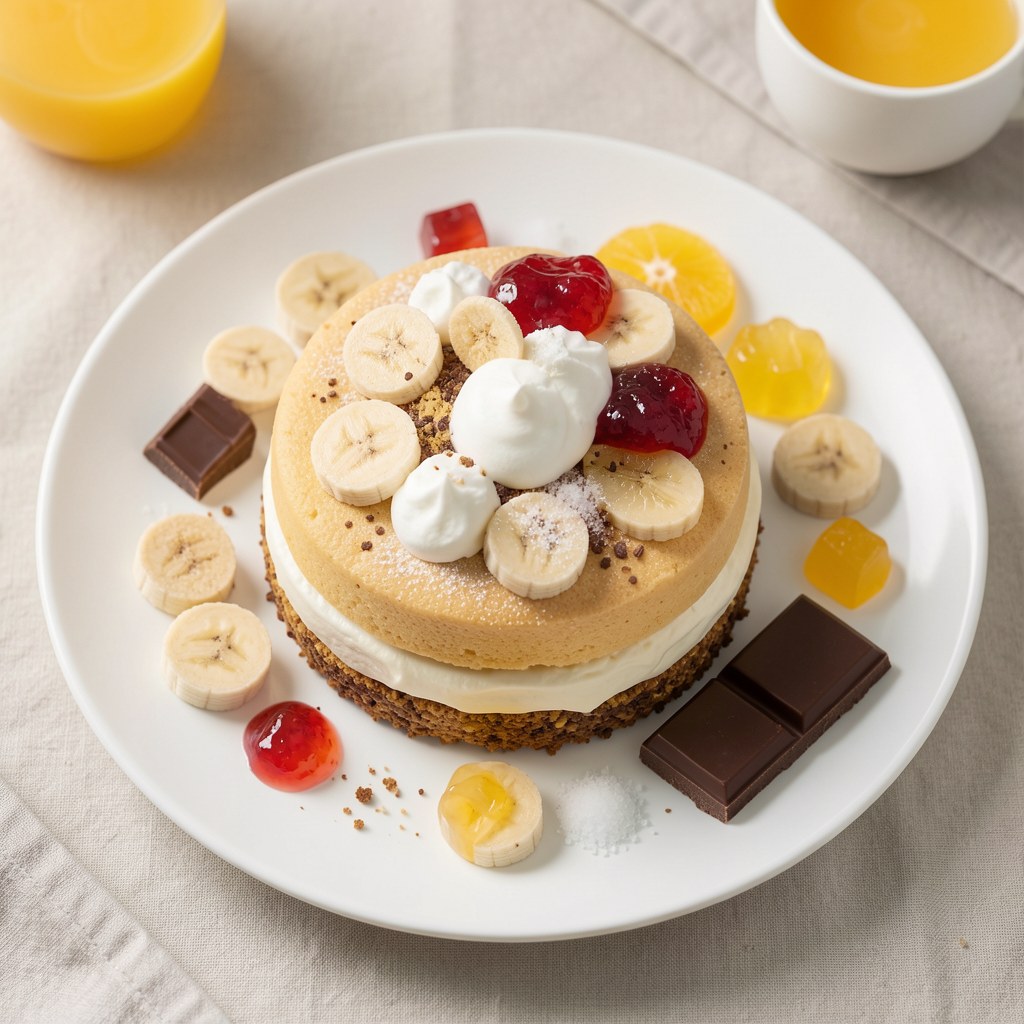 Ciasto o smaku bananowym