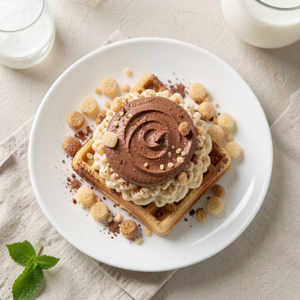 Kakaowy mus z kaszy manny