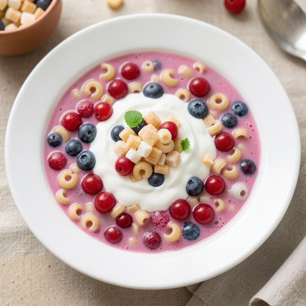 Zupa jagodowa dla dzieci.