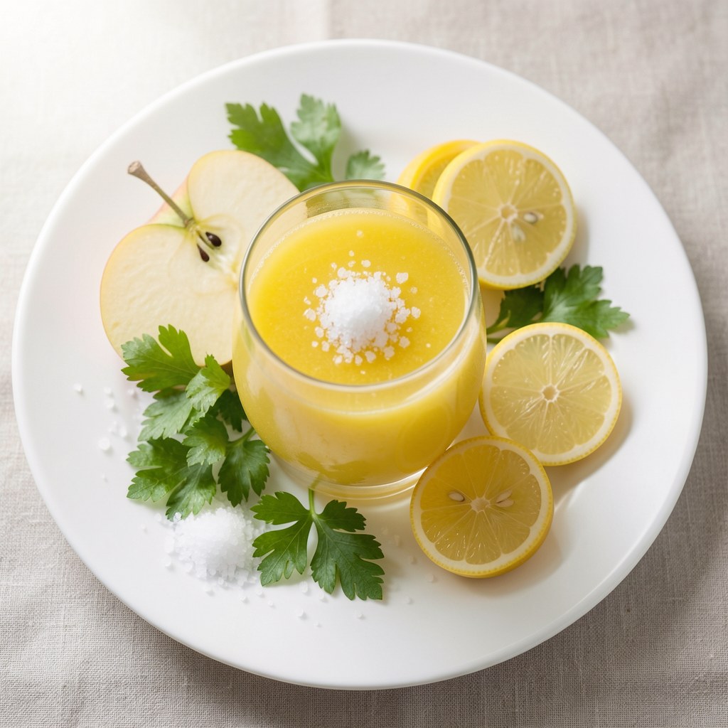 Napój z jabłek i selera