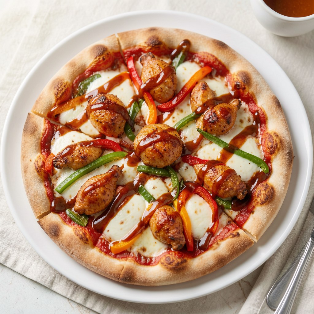 Pizza barbecue z kurczakiem