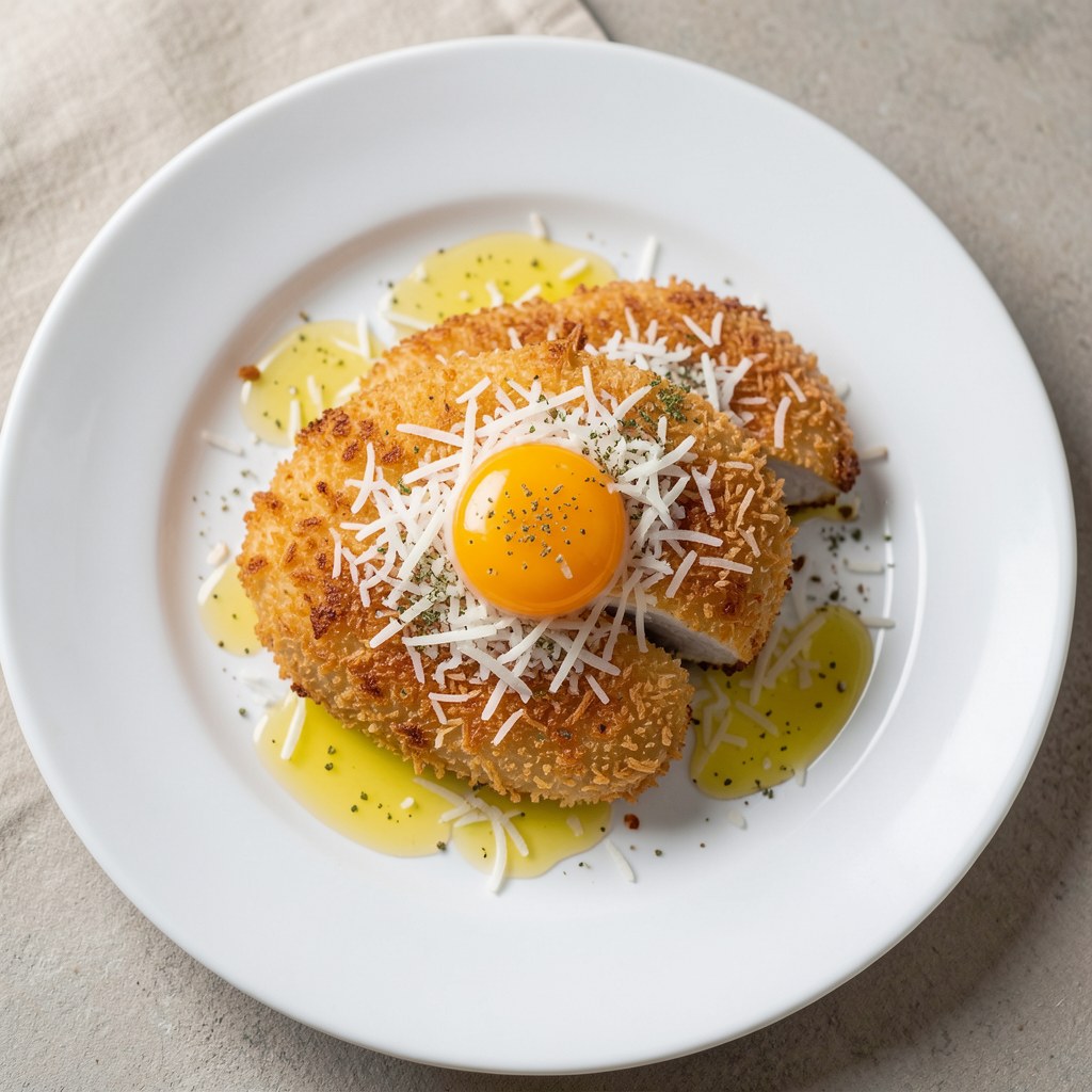 Pierś z kurczaka w wiórках kokosowych