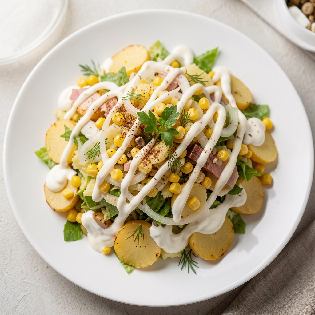 Sałatka do potraw z grila z kukurydzą