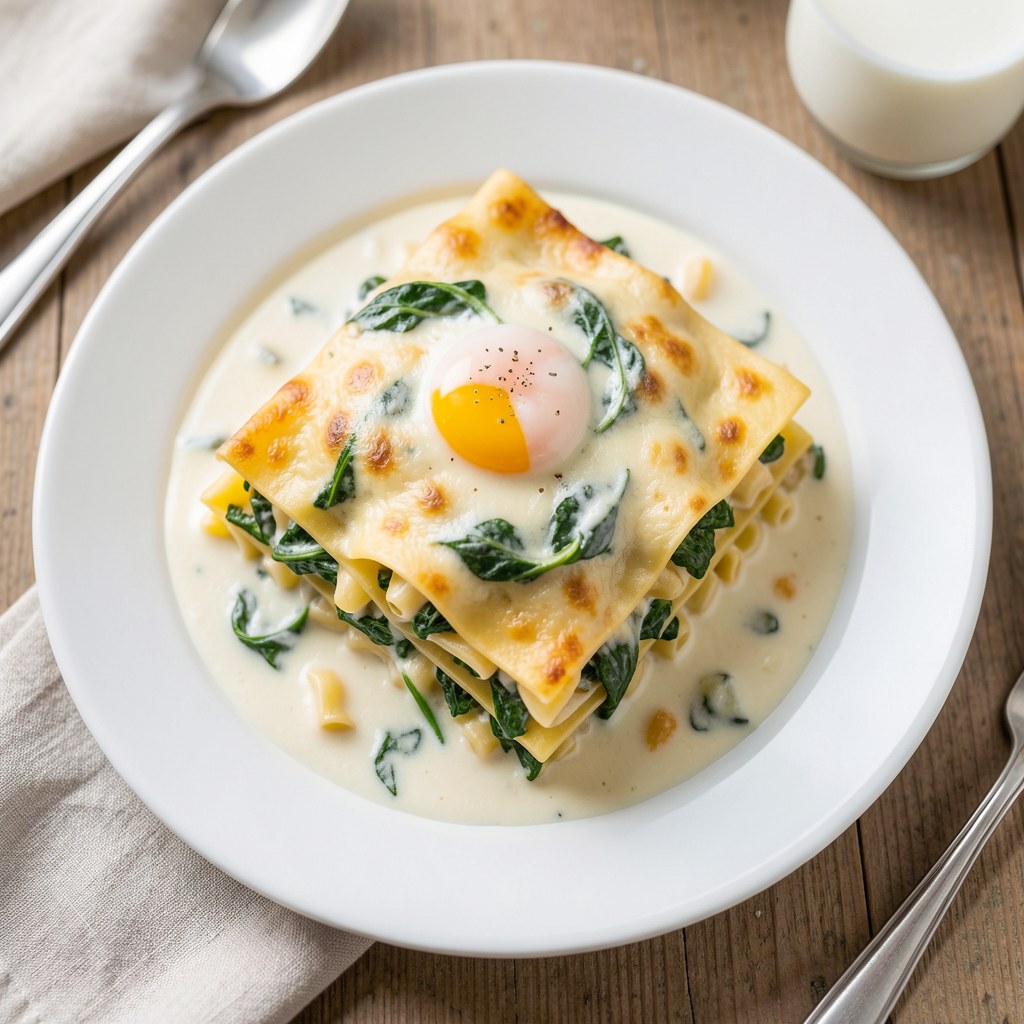 Lasagne ze szpinakiem