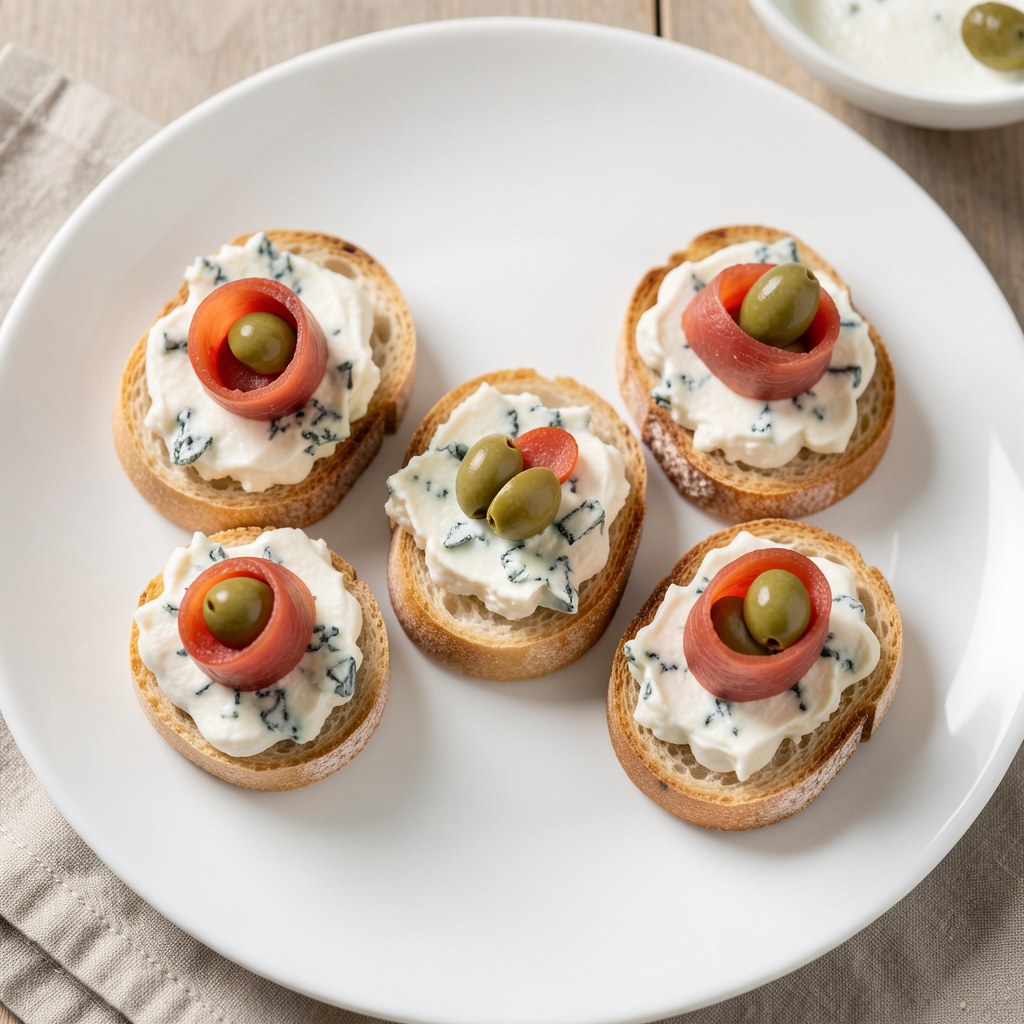 Włoskie kanapki z serami i sardelami