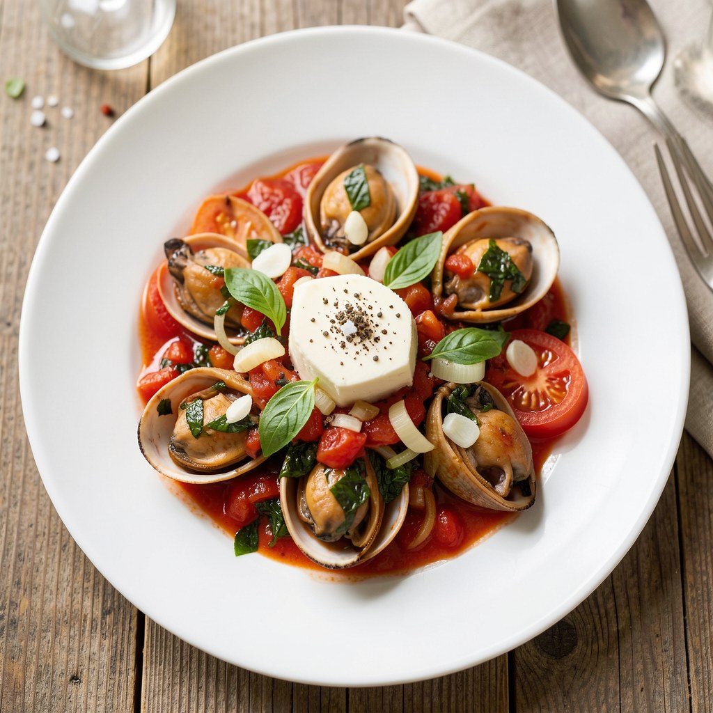 Małże wedle prowansalskiej kuchni