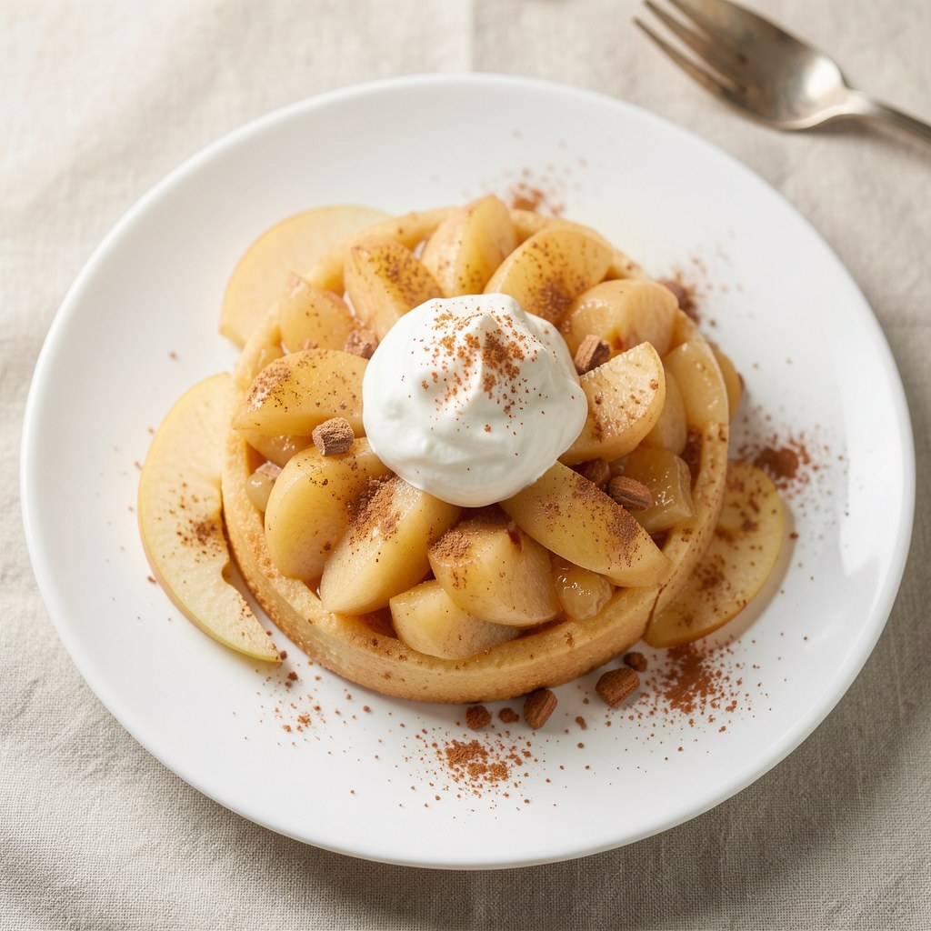 Deser jabłkowo-brzoskwiniowy