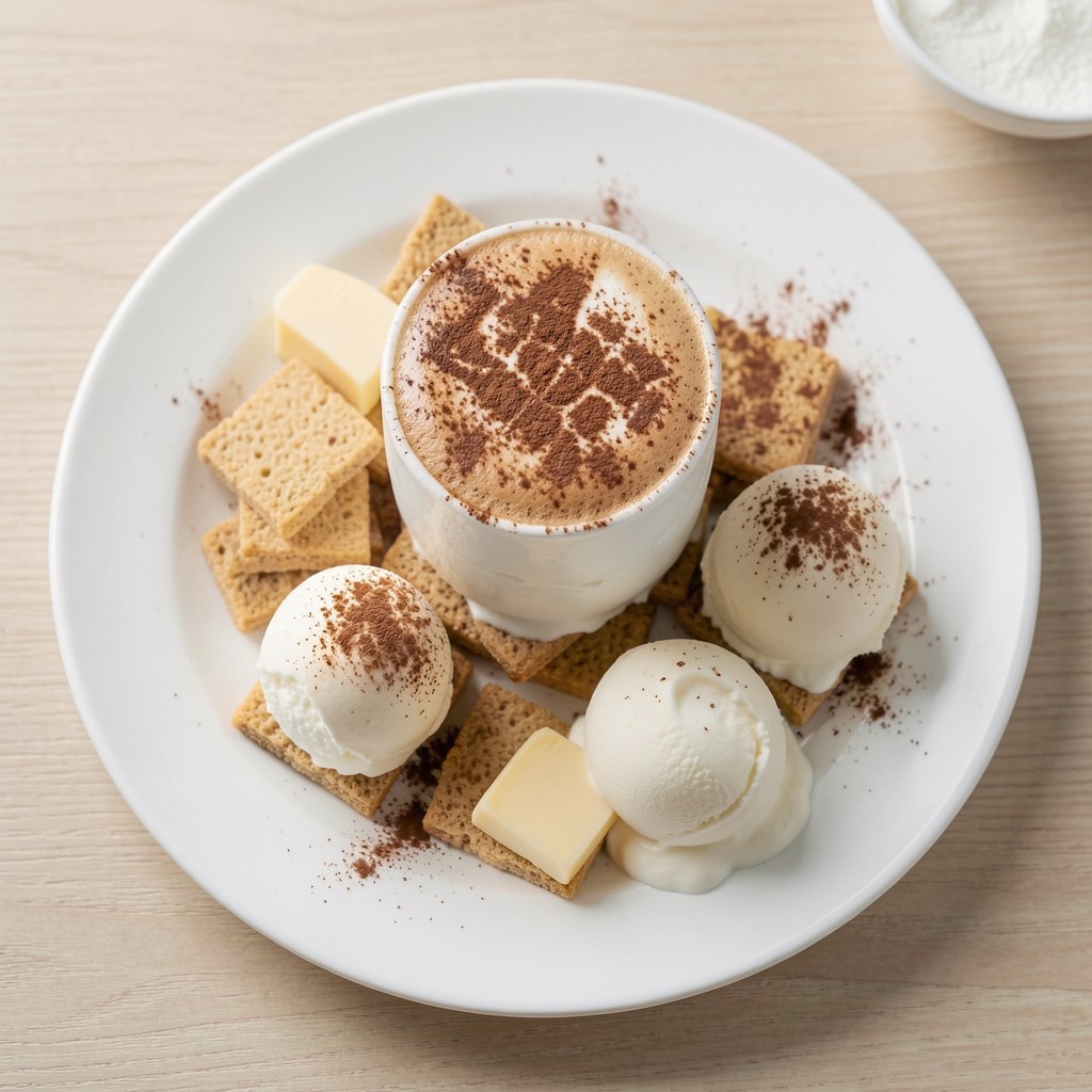 Lodowy torcik cappuccino