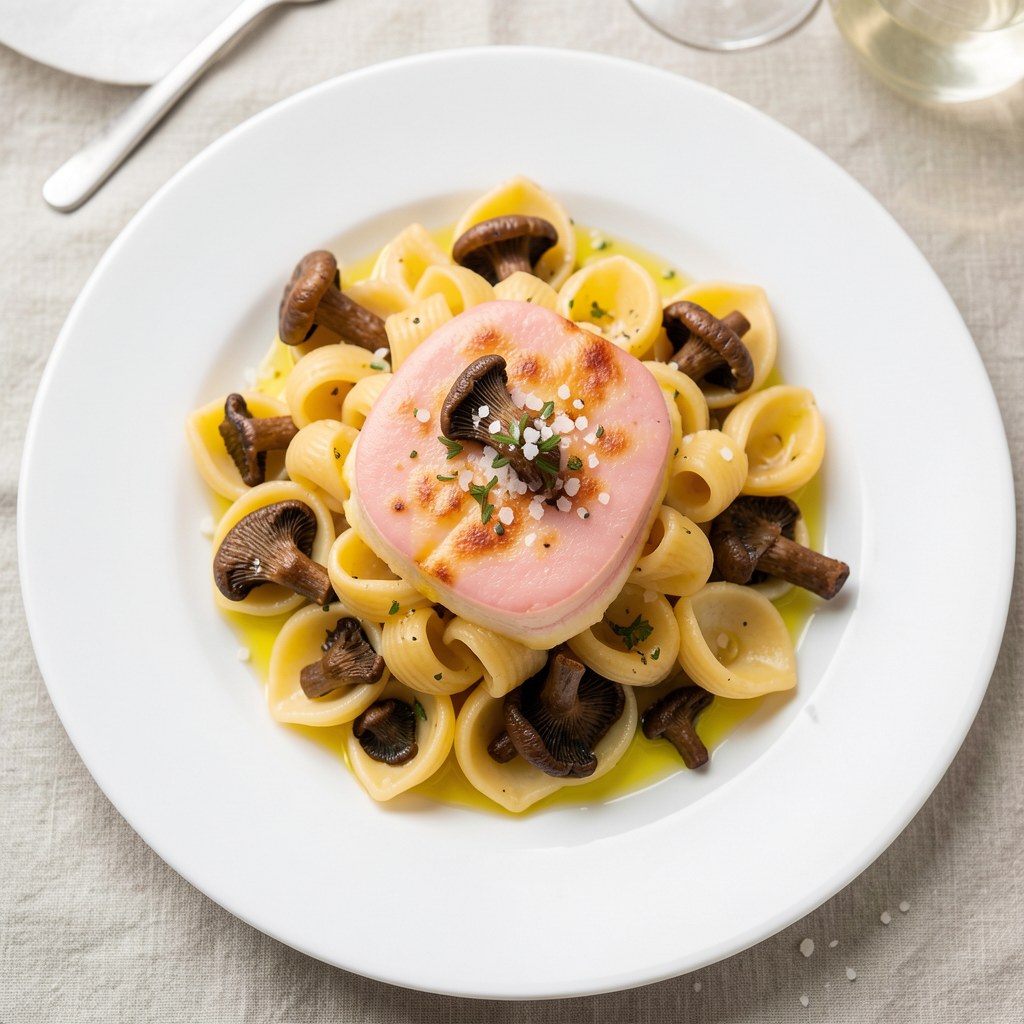 Muszle faszerowane borowikami