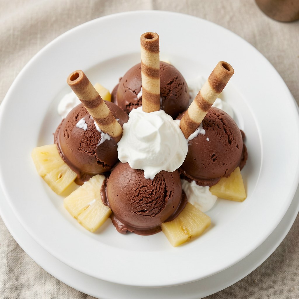 Lody czekoladowe z anansem