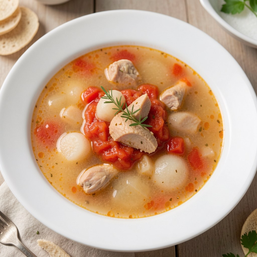 Zupa poranna z tapiokiem