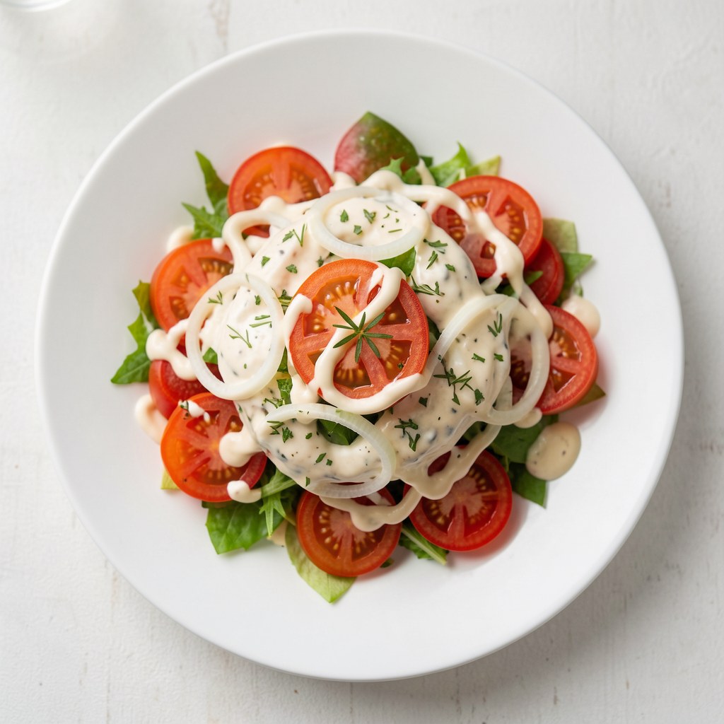 Mizeria z pomidorów