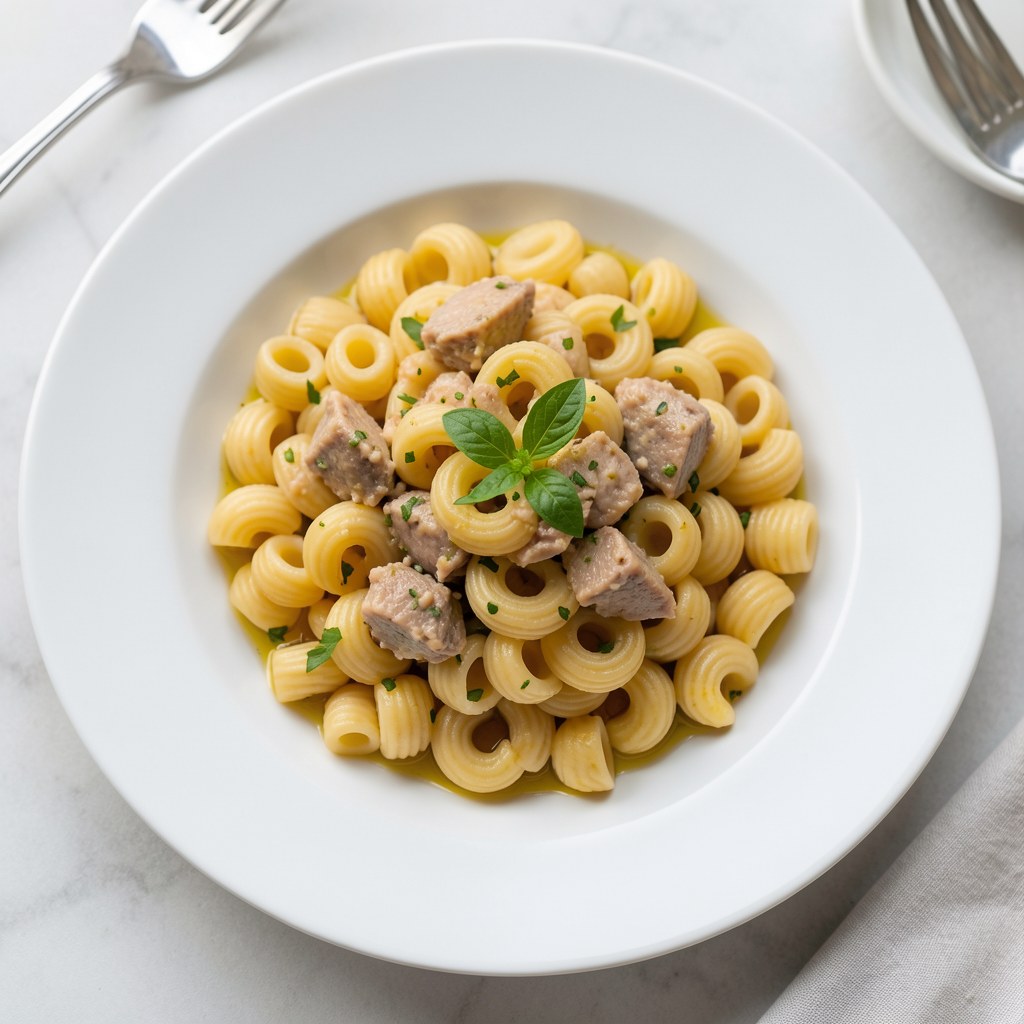 Makaron z tuńczykiem