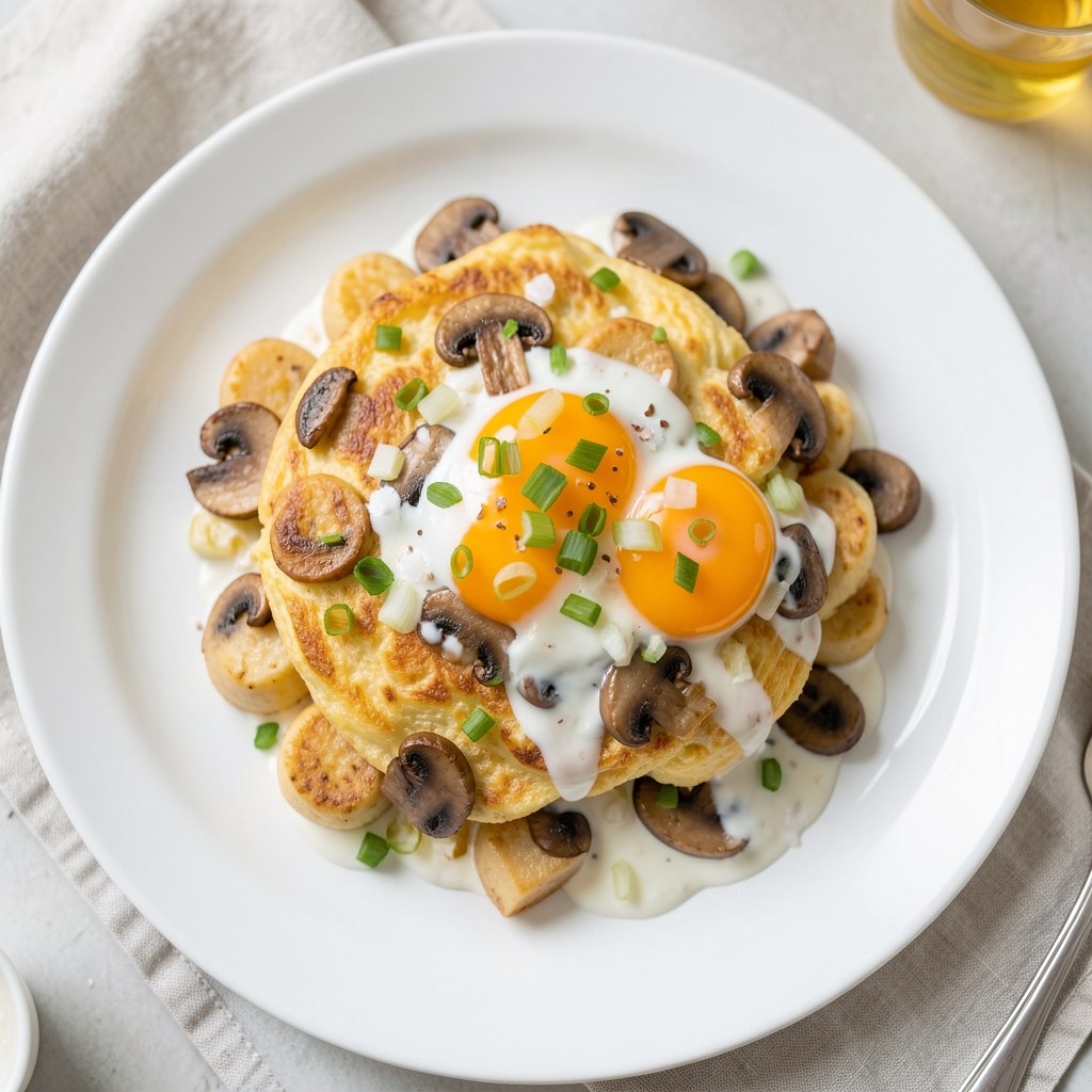 Jajecznica z twardzioszkami