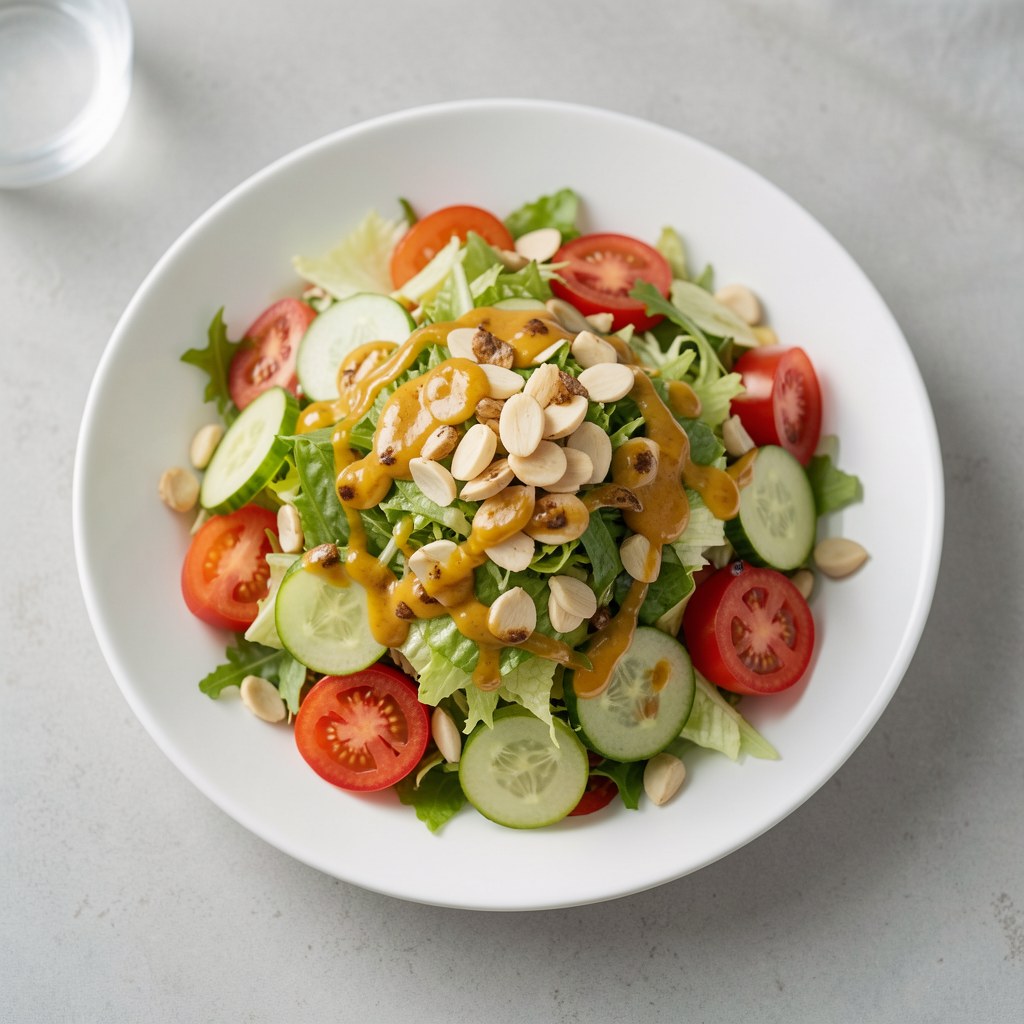 Sałatka z kaparami i czosnkiem