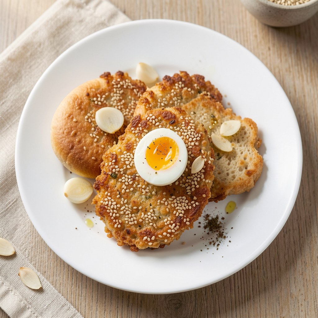 Kotlet w sezamowej panierce