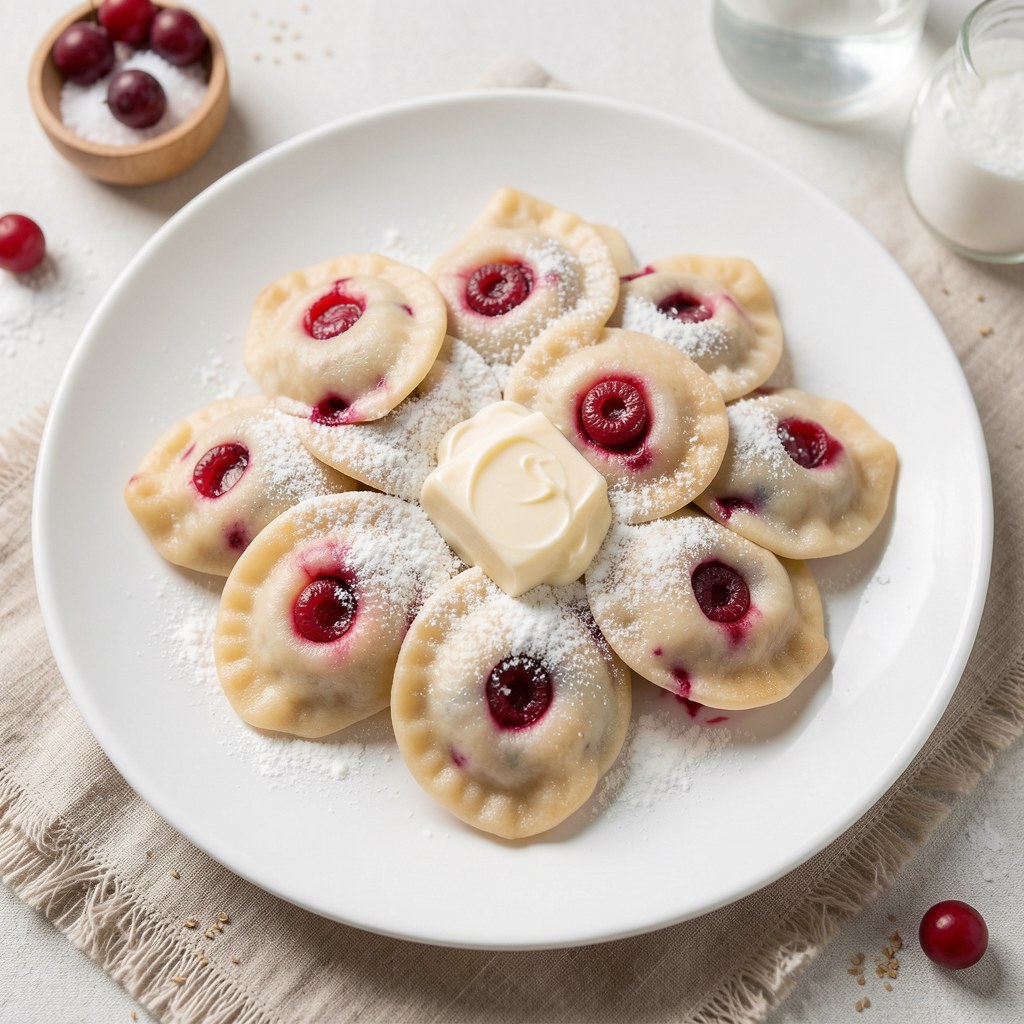 Pierogi z truskawkami