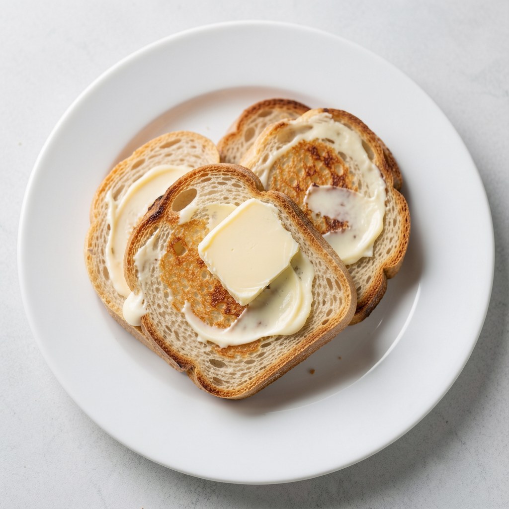 Grzanki z czerstwego pieczywa