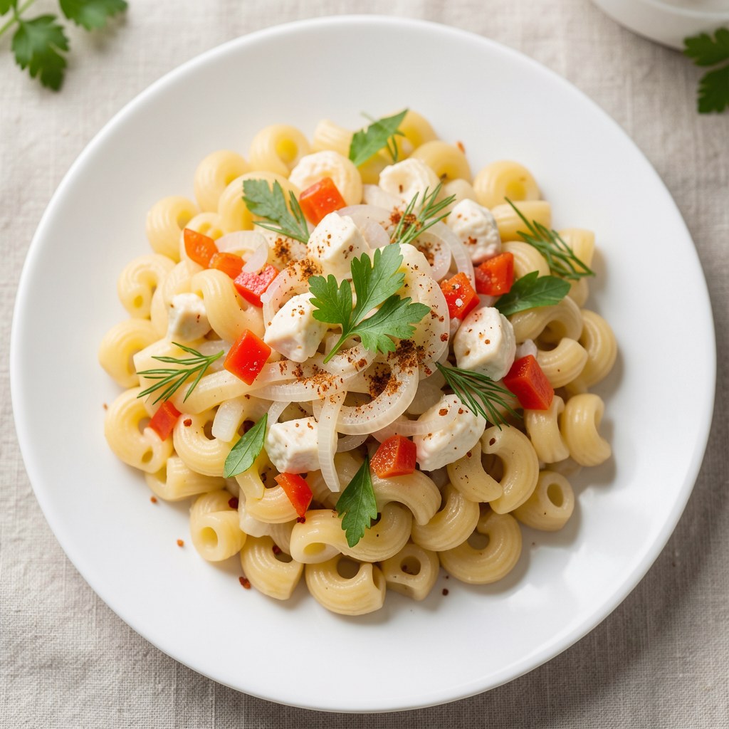 Makaron z twaróżkiem