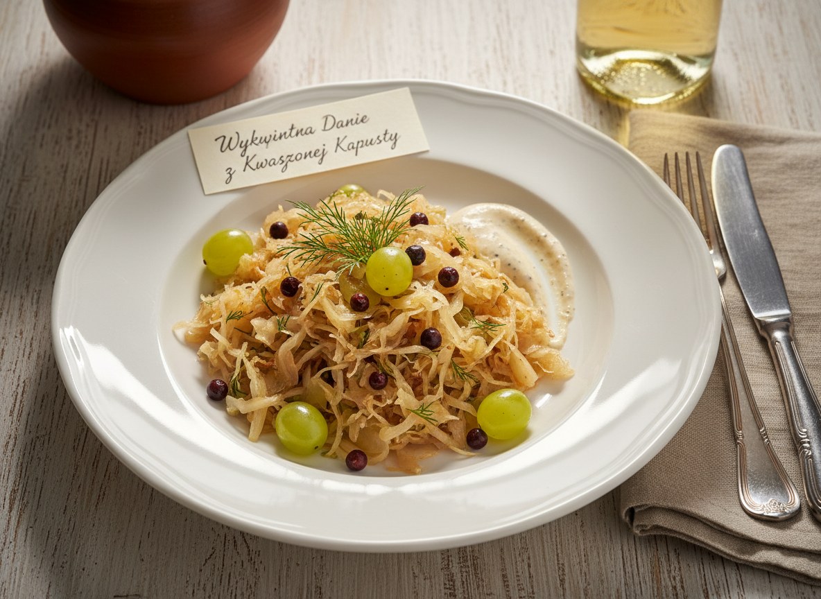 Wykwintne danie z kwaszonej kapusty