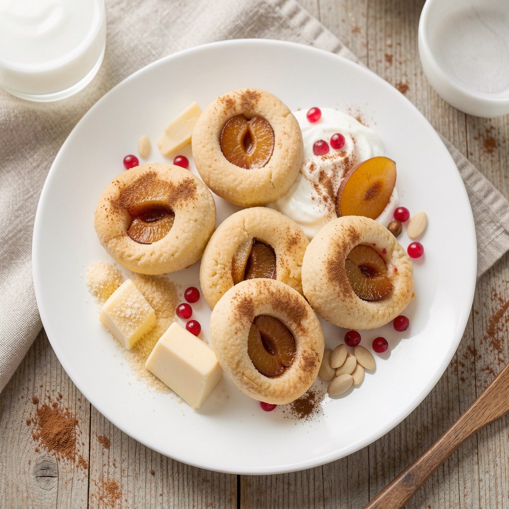 Pierożki ze śliwkami