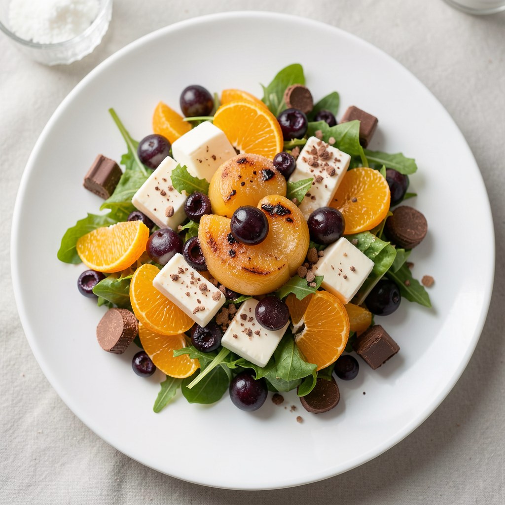 Płonąca sałatka owocowa