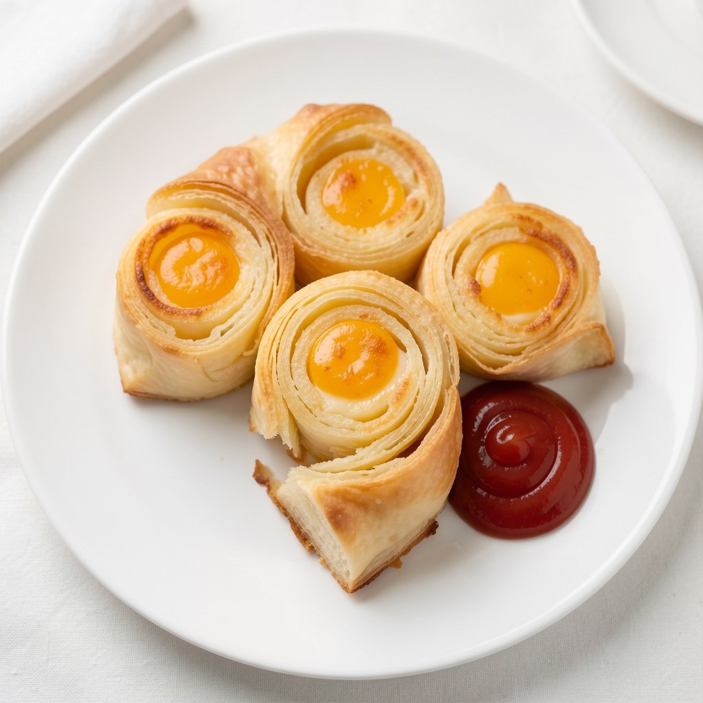 Parówki w cieście francuskim