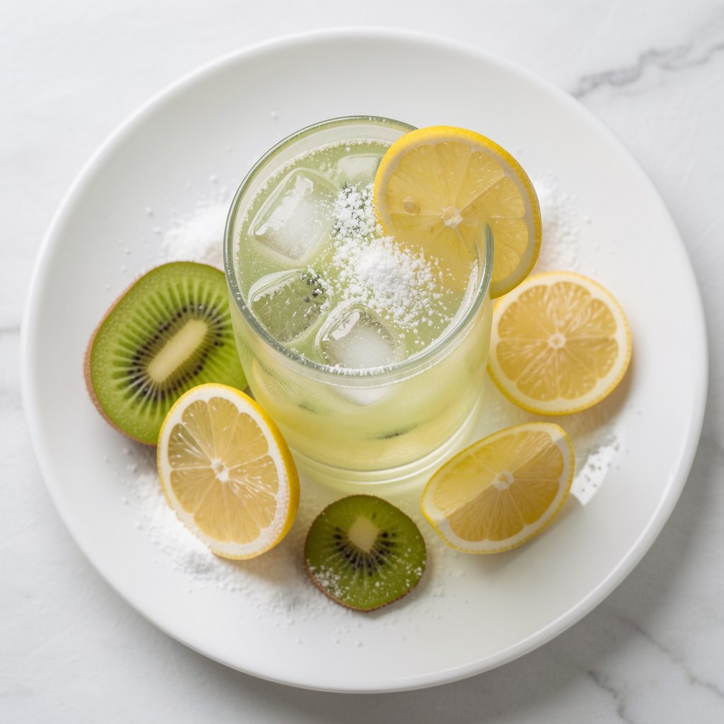 Napój z kiwi i limonki