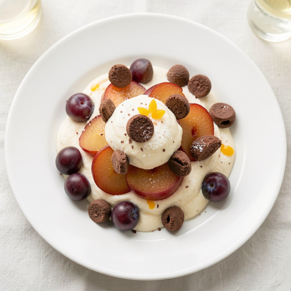 Brzoskwinie w kremie