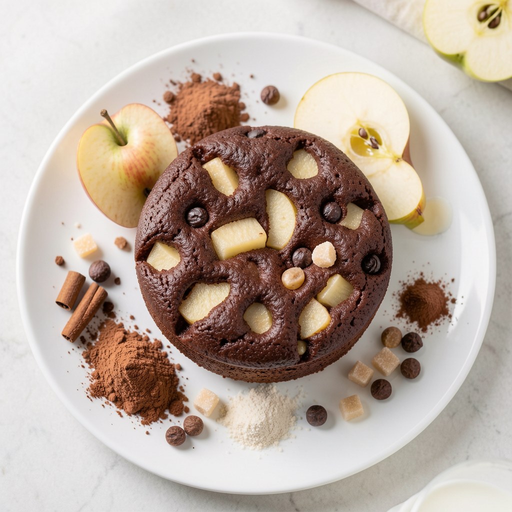 Ciasto czekoladowo-cynamonowe z jabłkami