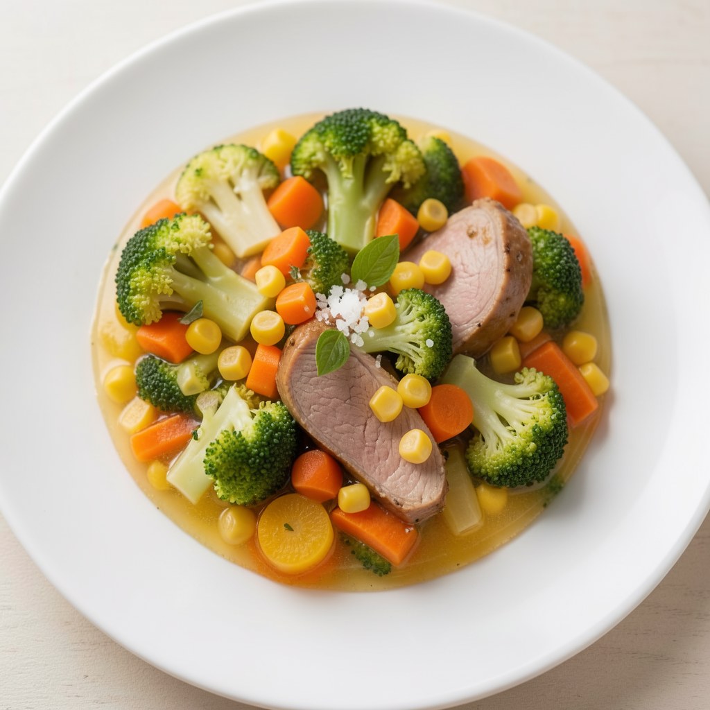 Ozorek z warzywami w galarecie