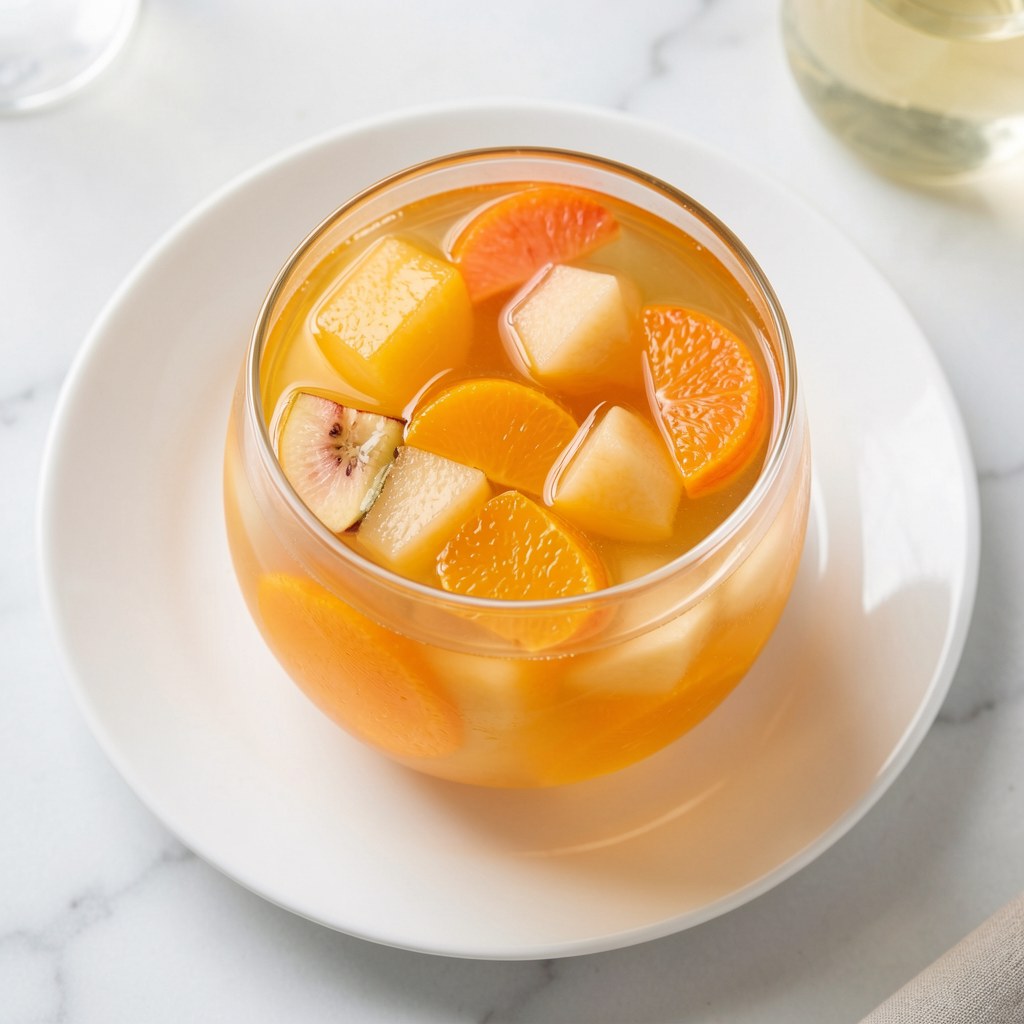 Bowle z brzoskwiniami