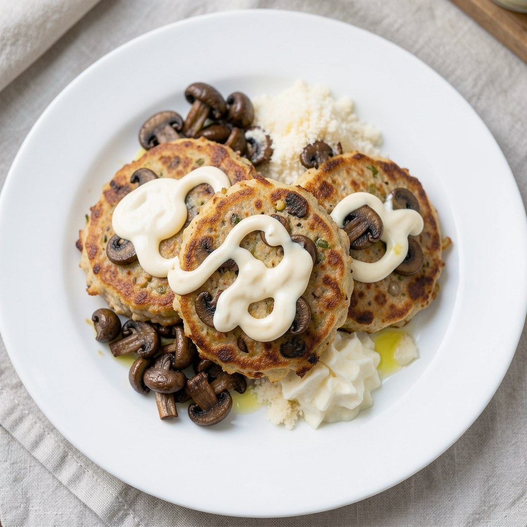 Placuszki z piersi kurczaka